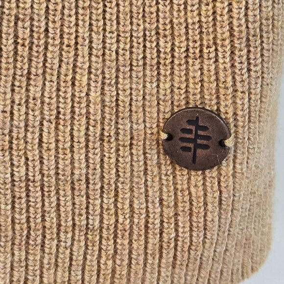 Royal Robbins Women's Wool Blend Camel Brown Textured Knit Sweater Small - Picture 6 of 16